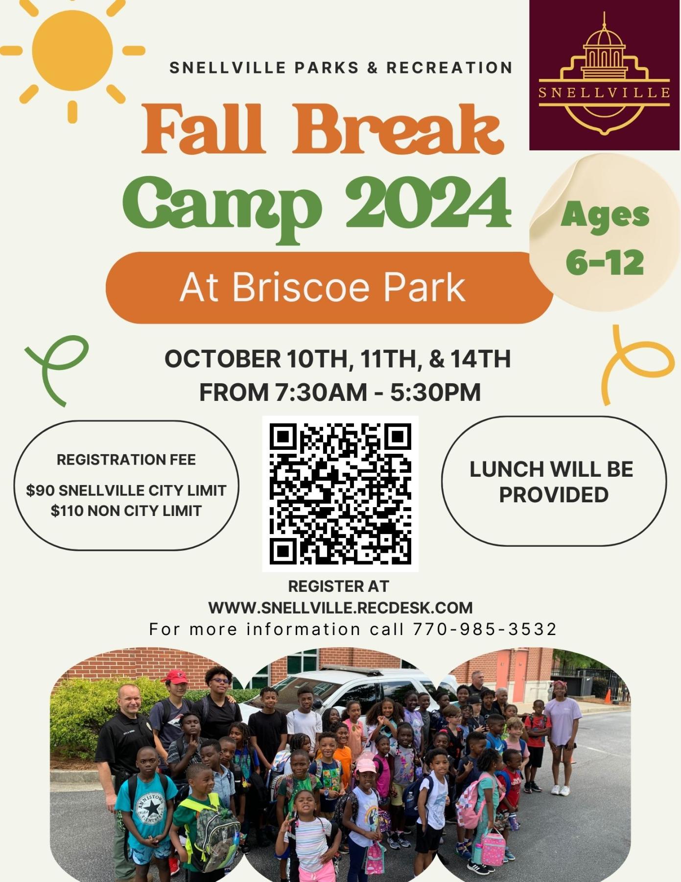 fall break camp