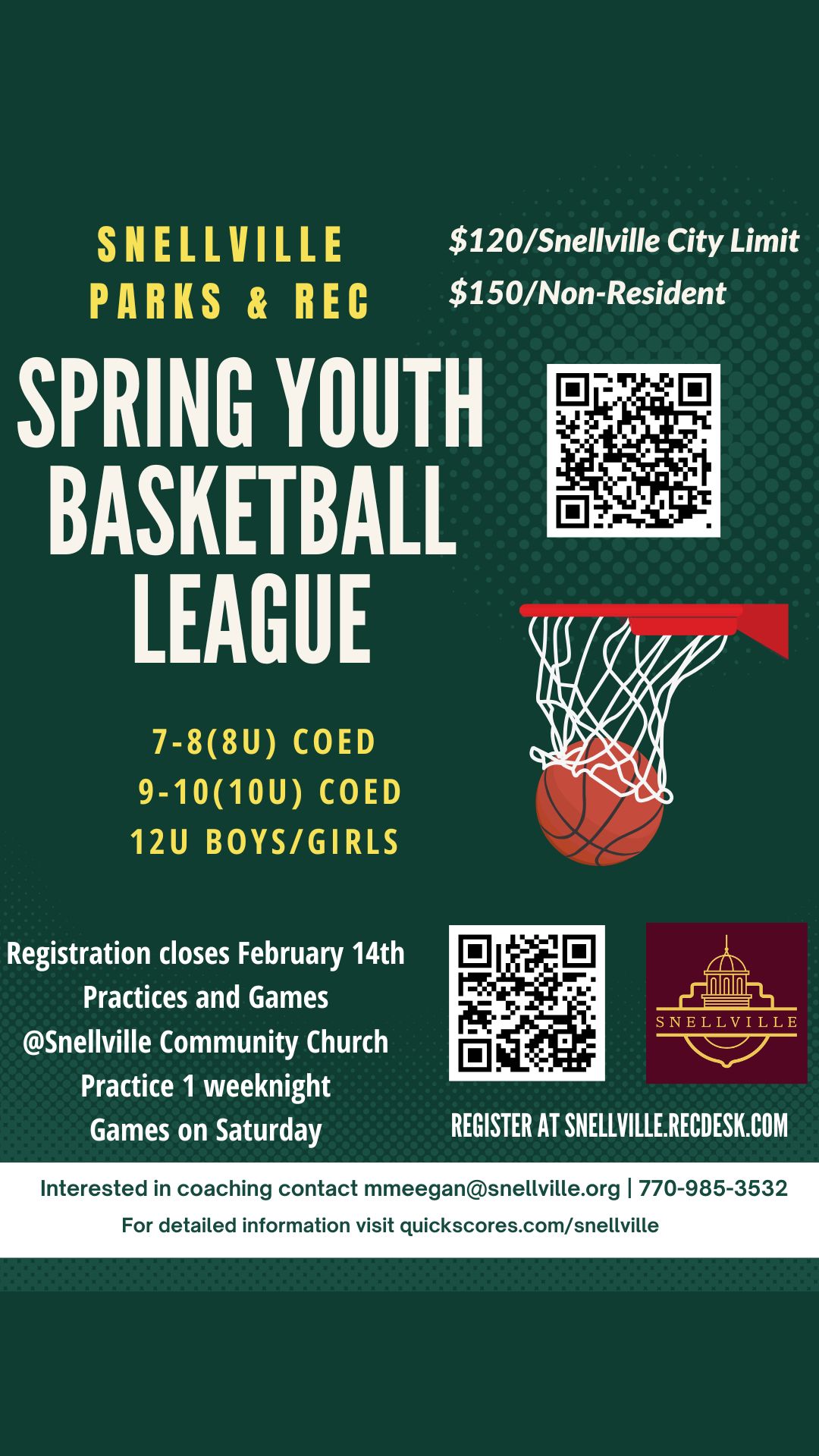 youth basketball spring